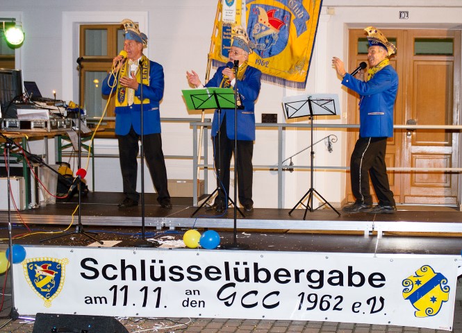 GCC-Sänger Eckhard, Dieter und Klaus